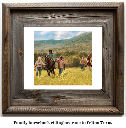 family horseback riding near me in Celina, Texas